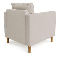 Kit 2 Poltronas Decorativa Helena Linho Bege Dal Poz Estofados - 2