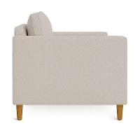 Kit 2 Poltronas Decorativa Helena Linho Bege Dal Poz Estofados