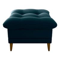 Poltrona De Amamentação Com Puff Montreal Suede Petroleo Matrix Suede Petróleo - 6