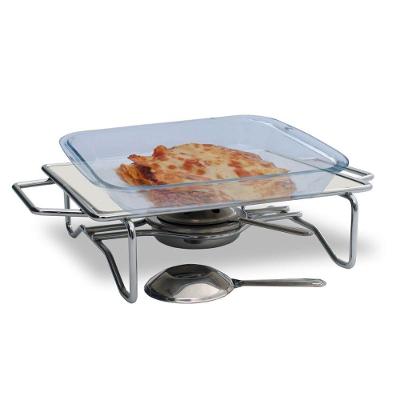 Rechaud Retangular Pequeno 240 X 200mm Chapa Alumínio Ravinox 511