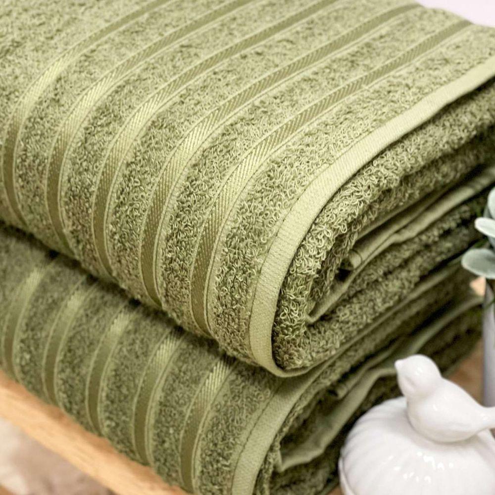 Toalha De Rosto Teka Comfort 45x75 Verde Oliva - 2