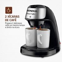 Cafeteira Elétrica Mondial Smart Coffe 500W C-42-2X-BI Preto/Inox 110V - 2