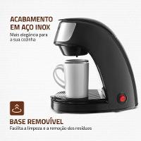 Cafeteira Elétrica Mondial Smart Coffe 500W C-42-2X-BI Preto/Inox 110V - 5