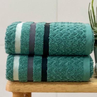 Toalha Banhão Trento Chevron 80x150 Verde