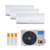 Ar Condicionado Multi Split Midea Inverter Free Match 27.000 BTUs (3x Hi Wall 9.000) Quente E Frio 220V - 1
