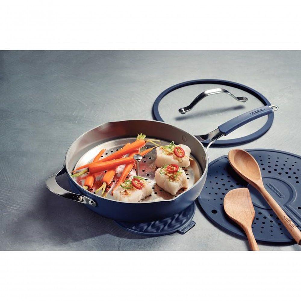 Kit 7 Peças All In One Plus Tramontina Com Revestimento Interno Cerâmico E Externo Siliconado - 2