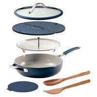 Kit 7 Peças All In One Plus Tramontina Com Revestimento Interno Cerâmico E Externo Siliconado - 1