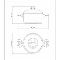 Caçarola Funda Tramontina Solar Baquelite Aço Inox 20cm