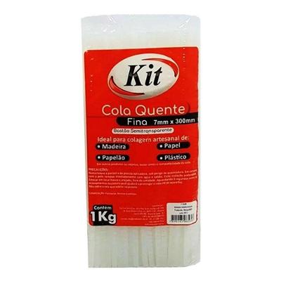 Refil De Cola Quente Em Bastão Fino 1kg - Kit
