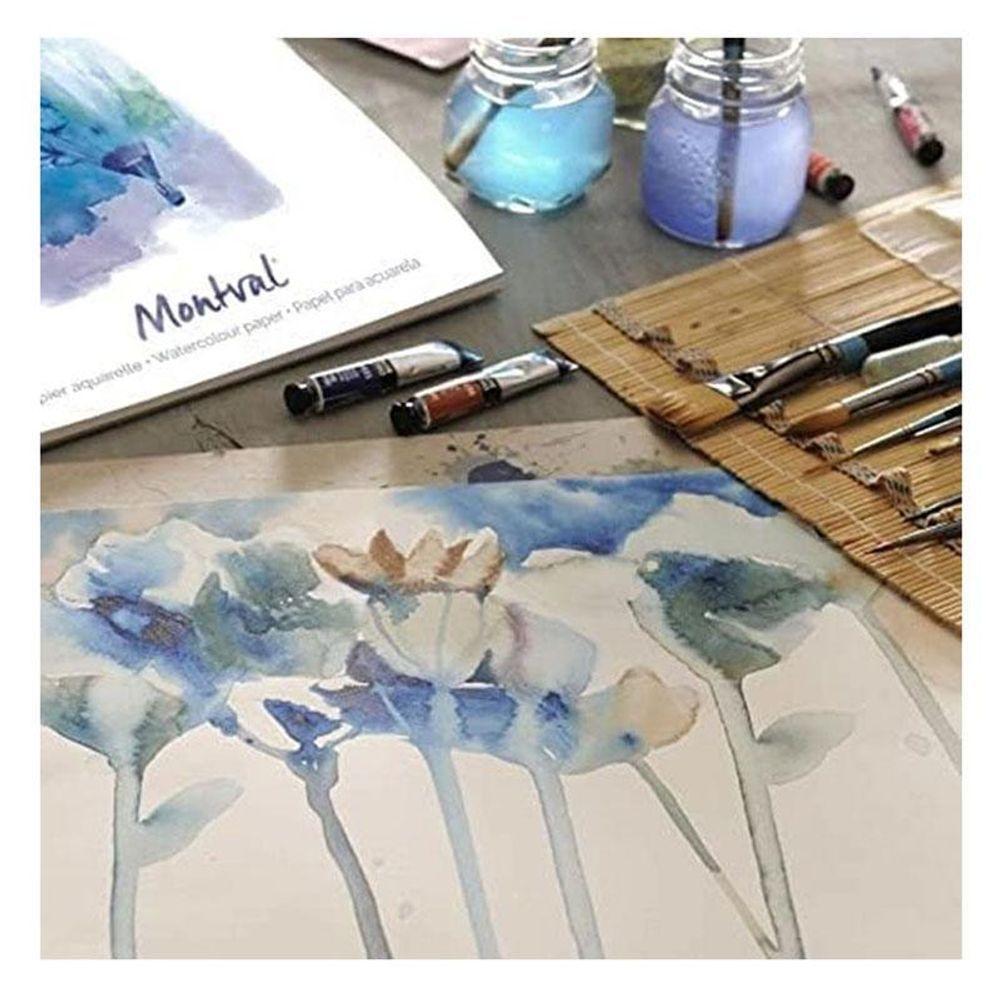 Bloco De Papel Para Aquarela Montval A3 12 Folhas 29,7x42m - Canson - 2