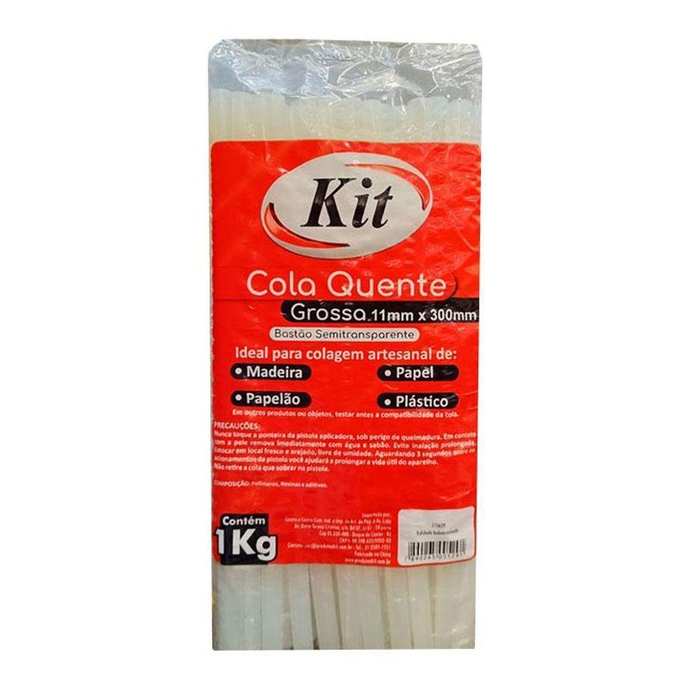 Refil De Cola Quente Em Bastão Grosso 1kg - Kit - 1