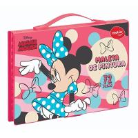 Estojo Maleta De Pintura Infantil Minnie 72 Peças 22335 Rosa - Molin - 1