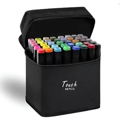 Caneta Hidrográfica Touch Jet Com Ponta Dupla 48 Cores - Touch