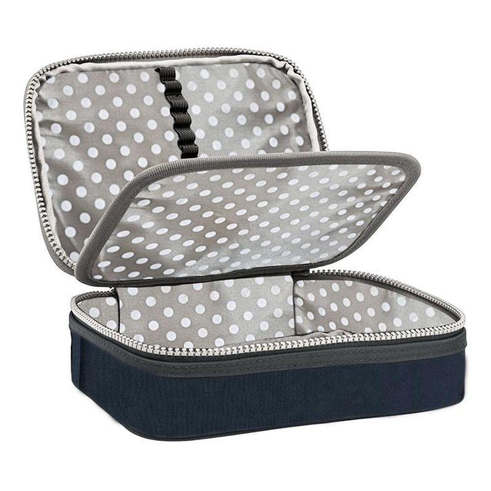 Estojo Escolar Infantil Box Lux 767078 Preto - Tend - 2