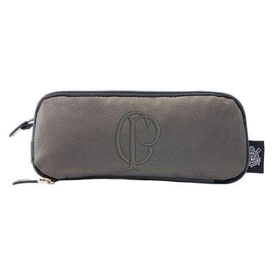 Estojo Escolar Infantil Duplo Corinthians 14040 Cinza - Xeryus