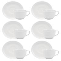 Conjunto De Xícara De Chá Com Pires 06 Peças Lys Schmidt