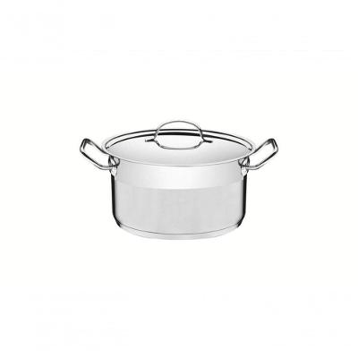 Caçarola Funda Tramontina Professional 16cm Em Aço Inox Com Detalhe Satinado