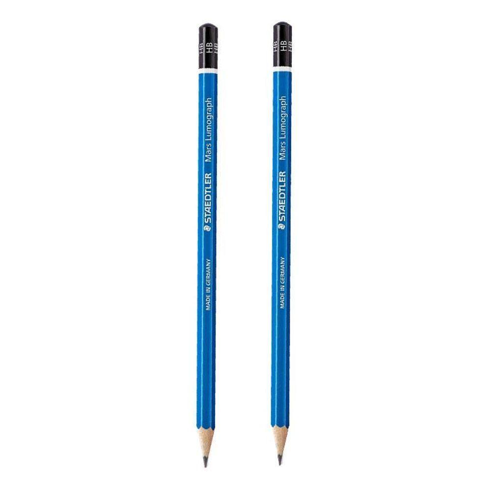 Lápis Graduado 2b Mars Lumograph 2 Unidades - Staedtler - 1