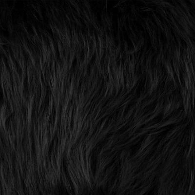 Tecido Pelúcia De Pelo Alto 1,60x5,00 M Para Decoração Preto - D'rossi