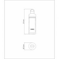 Garrafa De Tritan Tramontina Laranja Com Parede Dupla Exata 0,6 Litros - 4