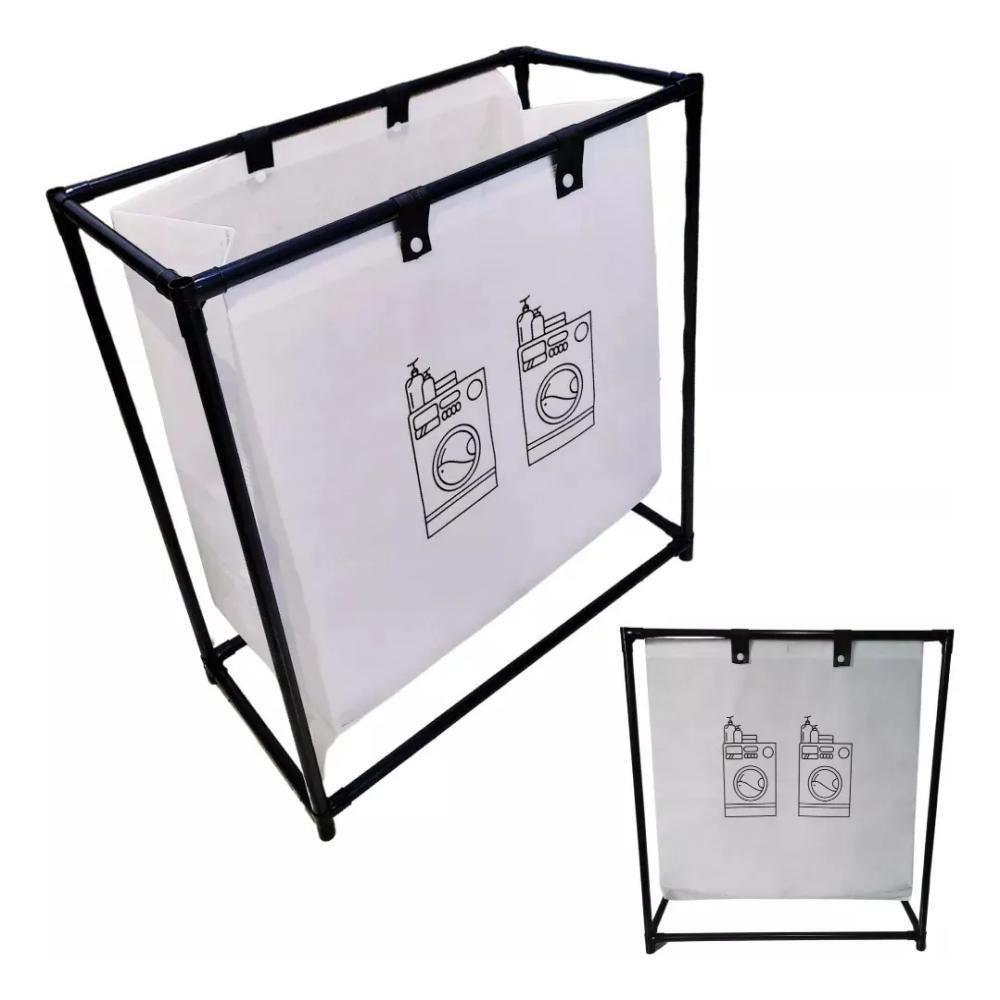 Cesto Roupa Suja Lavanderia Organizador Forro Removivel Dobravel Brinquedos Multiuso Desmontavel Quarto Banheiro - 3