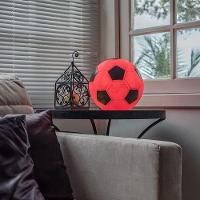 Luminária Pendurar Futebol - Vermelha E Preta Decorativa - 1