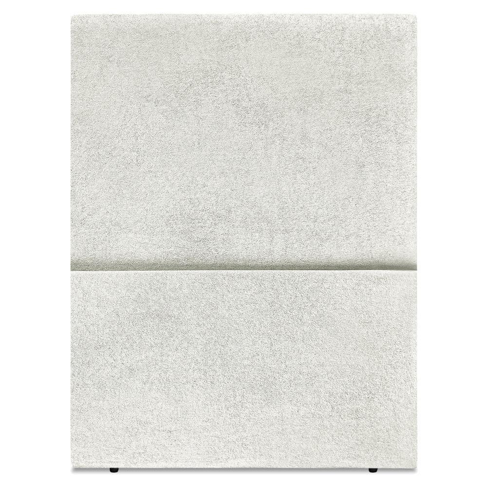 Cabeceira Solteiro 100 Cm Com Frame Luna Boucle Cinza Claro Artte - 5