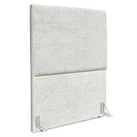 Cabeceira Solteiro 100 Cm Com Frame Luna Boucle Cinza Claro Artte - 1