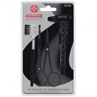 Conjunto Design Sobrancelha Mundial Make Up 4 Peças - 2