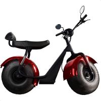 Scooter Elétrica 1000W Tui 2 Lugares Autonomia 60km Sem Cnh Vermelho - 6