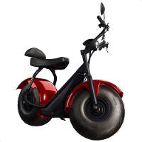 Scooter Elétrica 1000W Tui 2 Lugares Autonomia 60km Sem Cnh Vermelho - 7