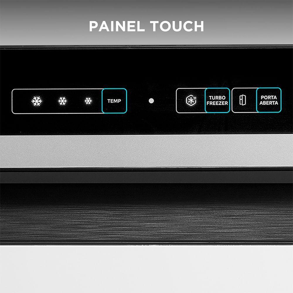 Geladeira Frost Free Duplex 394L Inverter Midea MDRT533EVD011 110V - 3