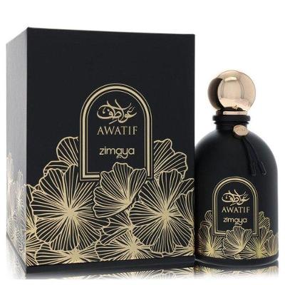 Perfume Feminino Zimaya Awatif Black Afnan Eau De Parfum 100 Ml
