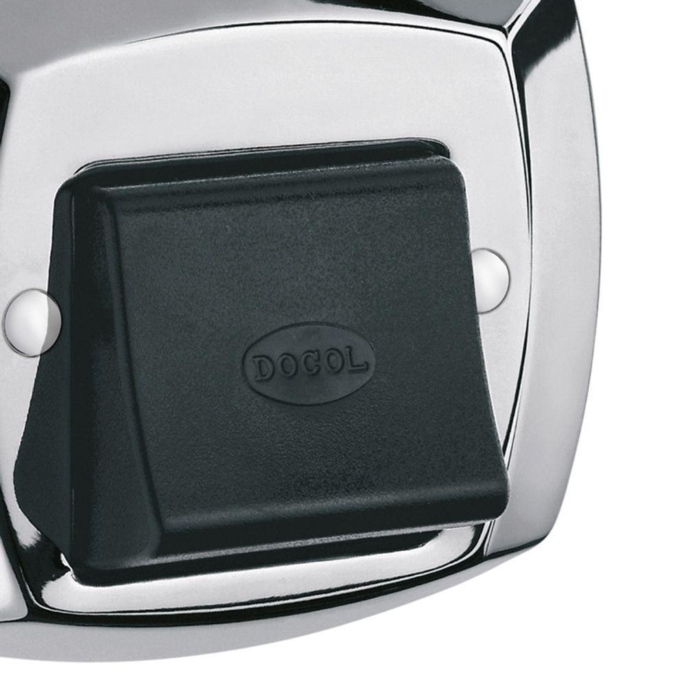 Acabamento Para Válvula De Descarga Docol Clássica 1500057 Cromado - Preto - 3