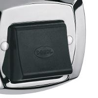 Acabamento Para Válvula De Descarga Docol Clássica 1500057 Cromado - Preto - 3