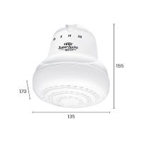 Chuveiro Fame Super Ducha Quattro 4 Temperaturas Branco 5400W 110V - 2