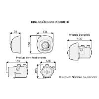 Aquecedor Eletrônico Central Cardal Aq051 Blindado Branco 220v (9000w) - 3