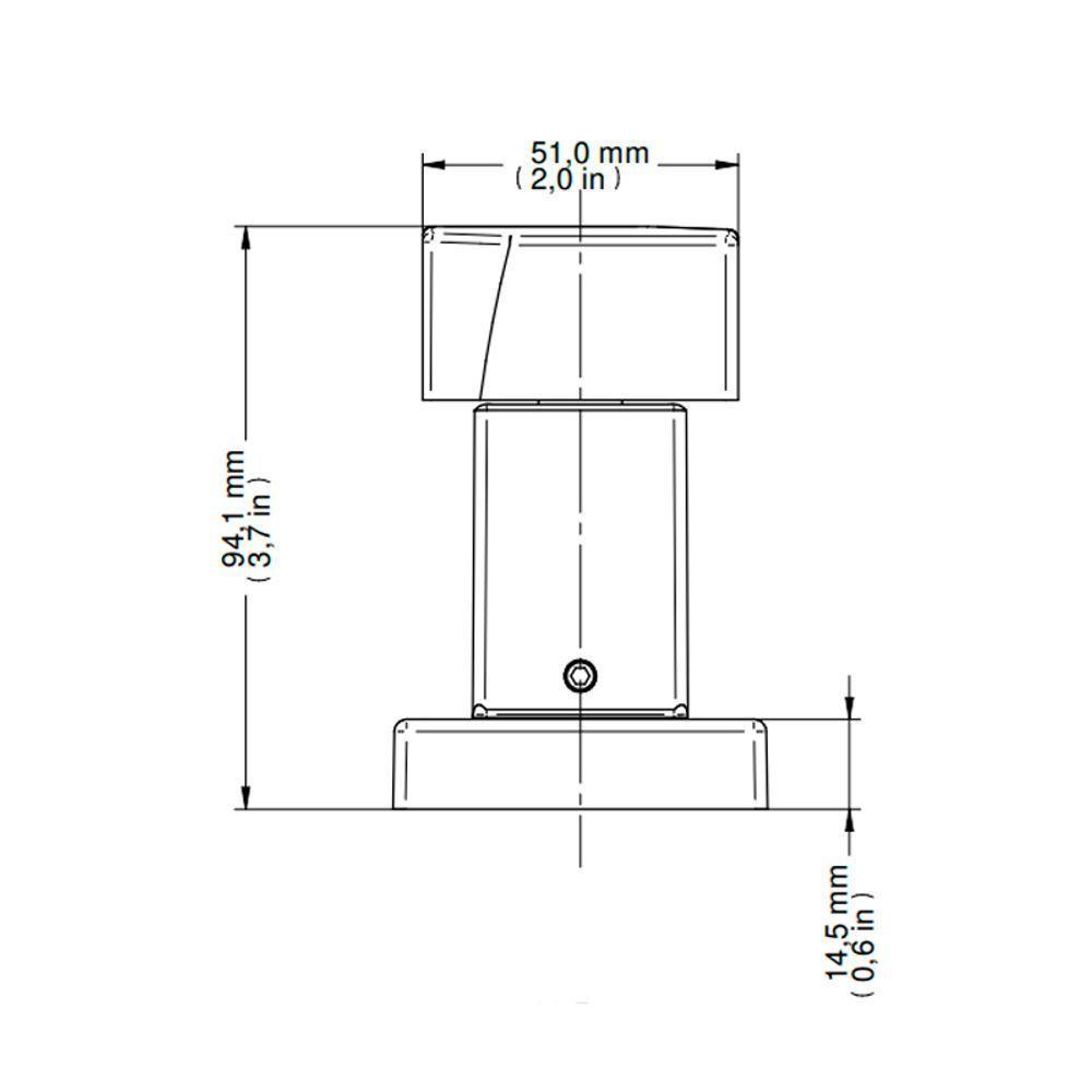 Acabamento Para Registro Docol Next 651806 Docolbase 1-2", 3-4" E 1" Cromado - 2