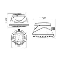 Chuveiro Zagonel Fluir 4 Temperaturas Branco 5500W 110V - 2