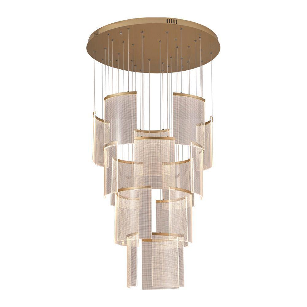 Lustre Pendente Astraled Starlit Pl-9851 Dourado Led Bivolt - 1