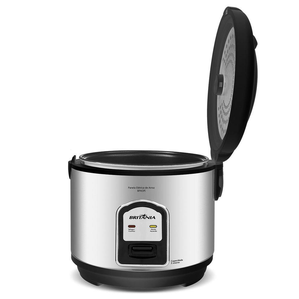 Panela de Arroz Elétrica Britânia BPA5PI Inox 5 xícaras 110V - 2
