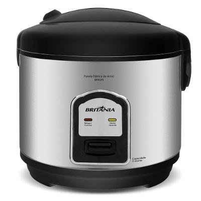 Panela de Arroz Elétrica Britânia BPA5PI Inox 5 xícaras 110V