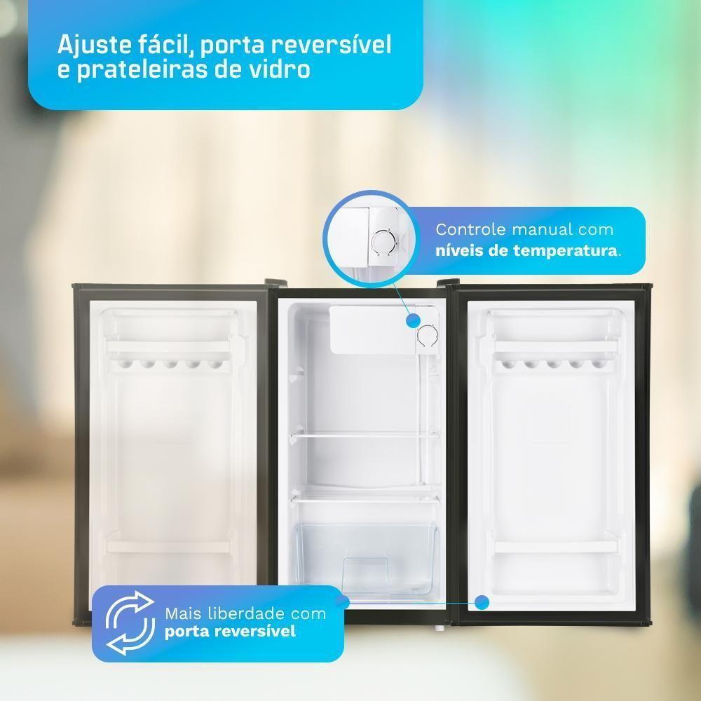 Frigobar HQ 76 Litros Cinza BC-76 110V - 4