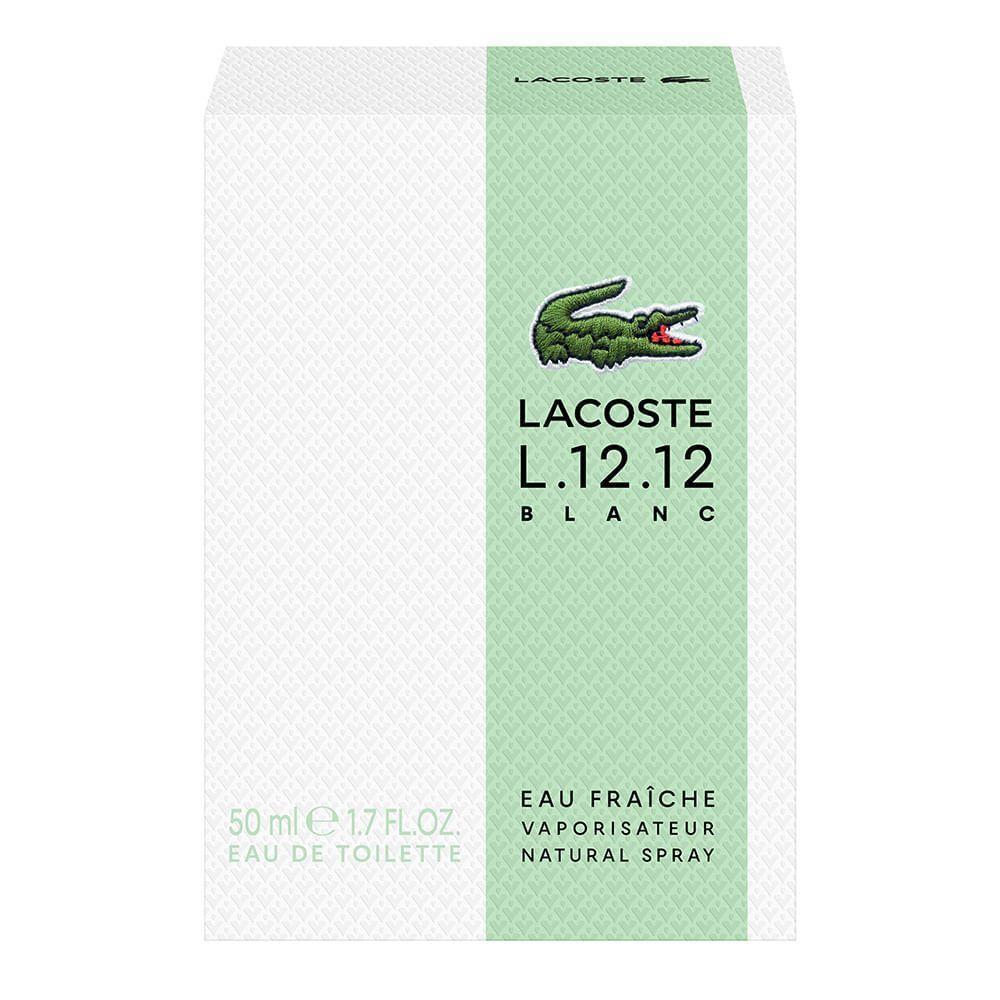 Lacoste L.12.12 Blanc Eau Fraiche Eau De Toilette - Perfume Masculino 50ml - 2