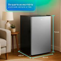 Frigobar HQ 76 Litros Cinza BC-76 220V - 3