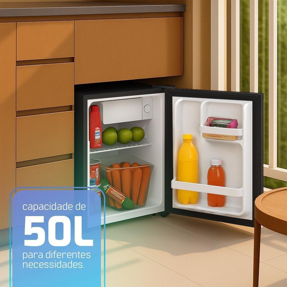 Frigobar HQ 50 Litros Preto HQ-50FB 110V - 5