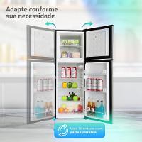 Geladeira Refrigerador Compacto Defrost 150L HQ-150RDF-110V - 8