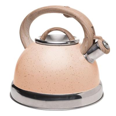 Chaleira Indução 3l Em Alumínio Com Revestimento Cerâmico Bege Lyor