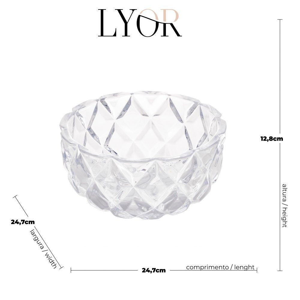 Conjunto 7 Peças Para Sobremesa De Cristal Diamond Lyor - 6