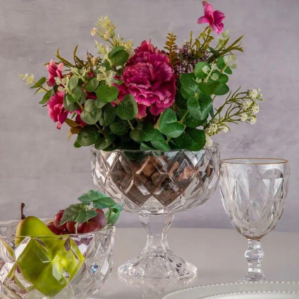 Conjunto 7 Peças Para Sobremesa De Cristal Diamond Lyor - 8